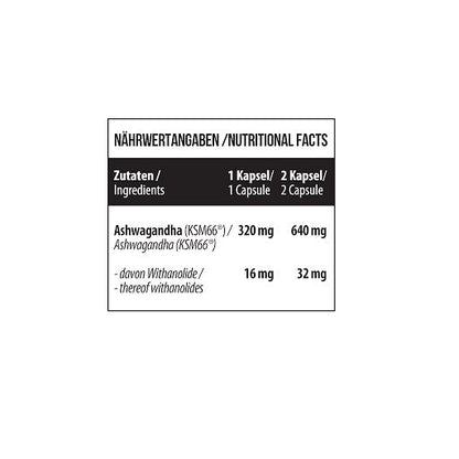 MST - Ashwagandha KSM 66® - 60 Caps