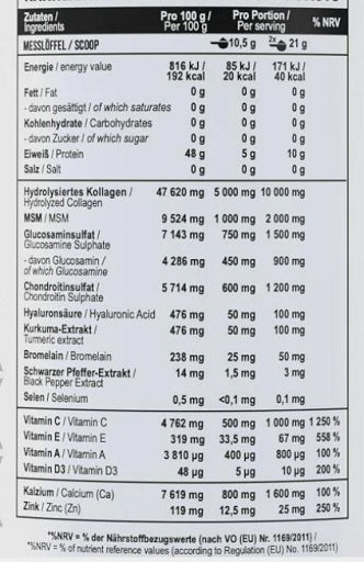 MST Flex Pro 945 g – Gelenkschutz und Regeneration für aktive Sportler