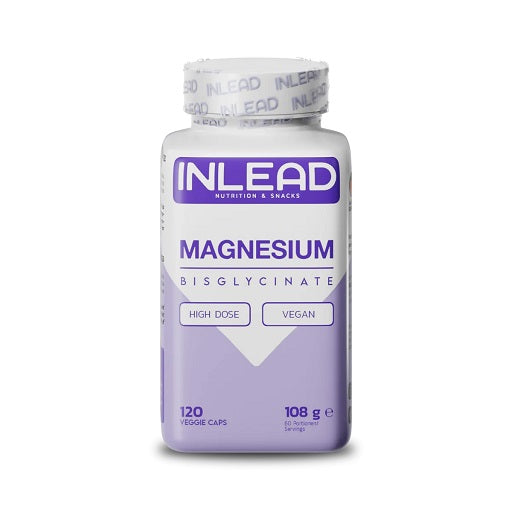 INLEAD Magnesium Bisglycinate – 120 Kapseln für Muskeln & Nervensystem