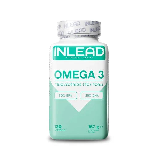 INLEAD Omega-3 – 120 Kapseln für Herz, Gehirn & Gelenke